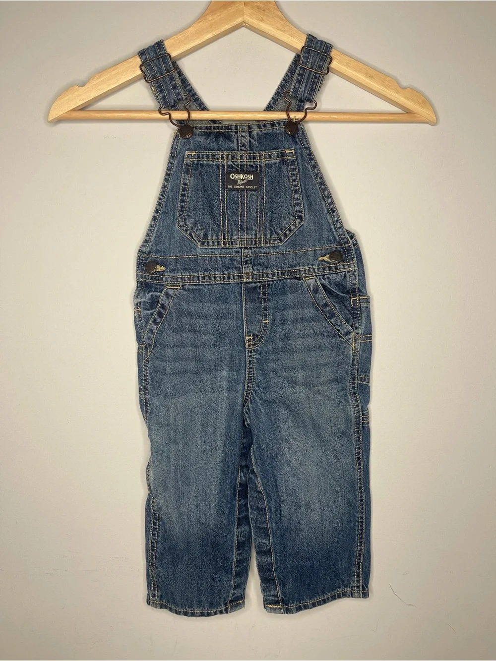 Boys 18 months OshKosh b’gosh Denim Overalls - Classic Blue